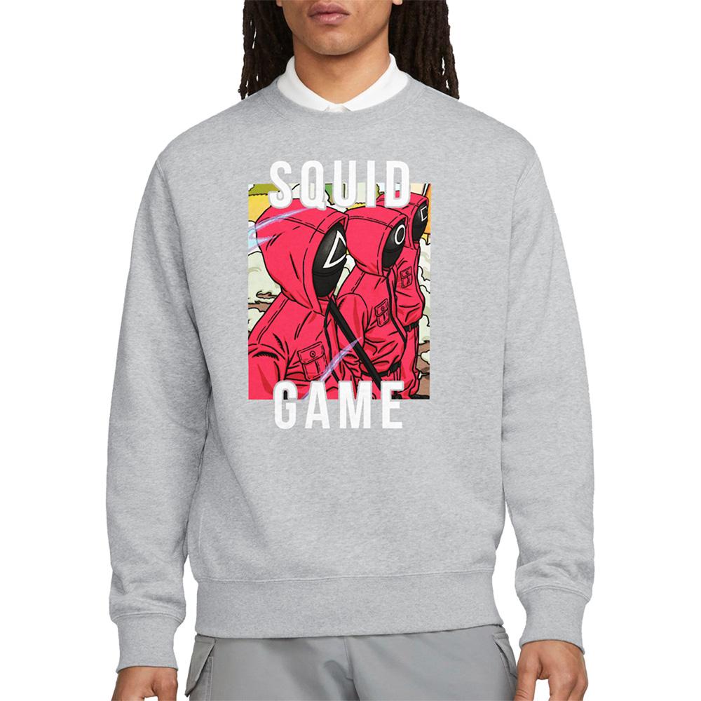Heather Grey - Lifestyle - Squid Game Unisex Adult Season Three Guards Sweatshirt