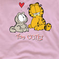 Pink - Side - Garfield Unisex Adult Too Cute T-Shirt