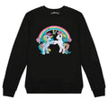 Black - Front - My Little Pony Womens-Ladies Butterfly Sweatshirt