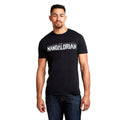 Black - Lifestyle - Star Wars: The Mandalorian Mens Logo T-Shirt