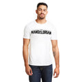 White - Lifestyle - Star Wars: The Mandalorian Mens Logo T-Shirt