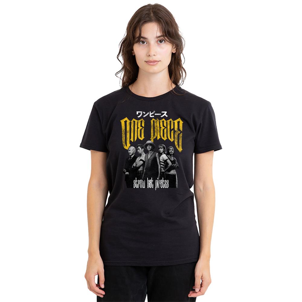 Black - Lifestyle - One Piece Womens-Ladies Group Shot T-Shirt