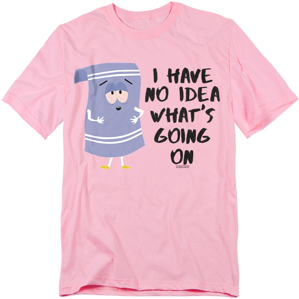 Pink - Front - South Park Unisex Adult No Idea T-Shirt