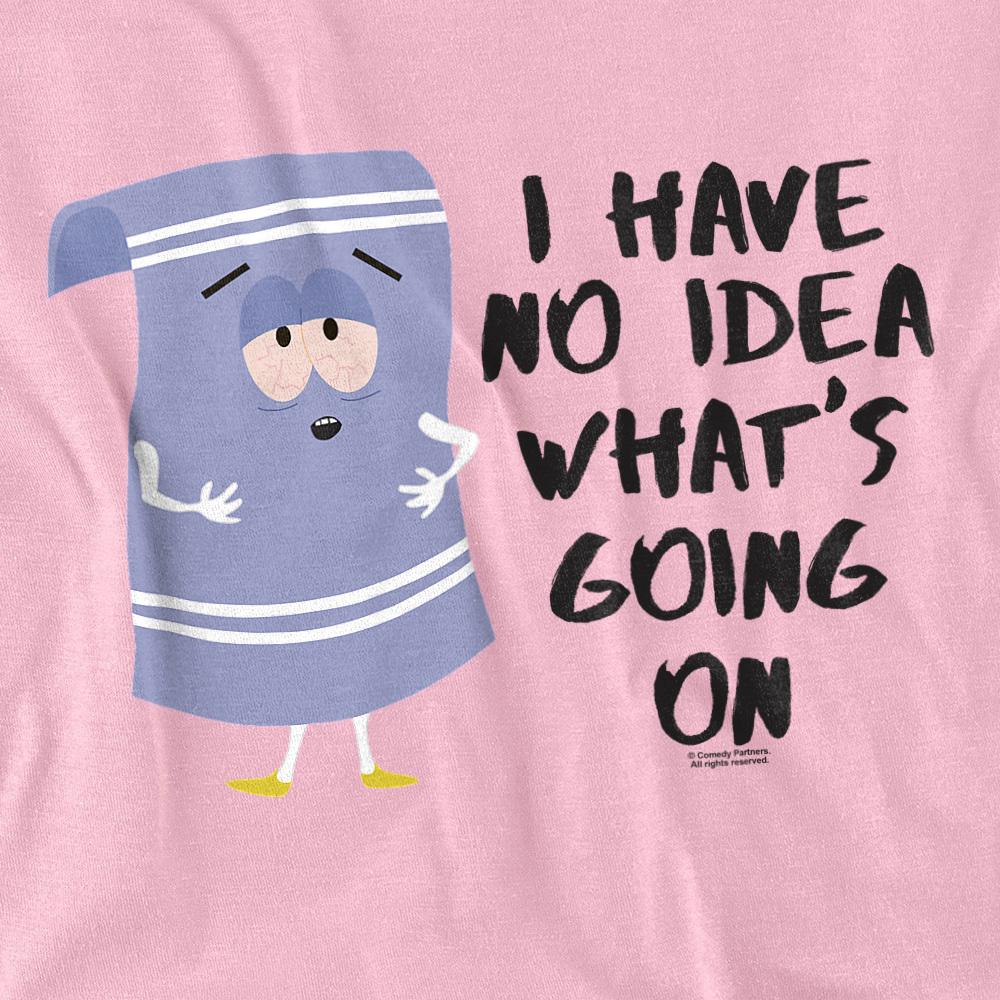 Pink - Back - South Park Unisex Adult No Idea T-Shirt
