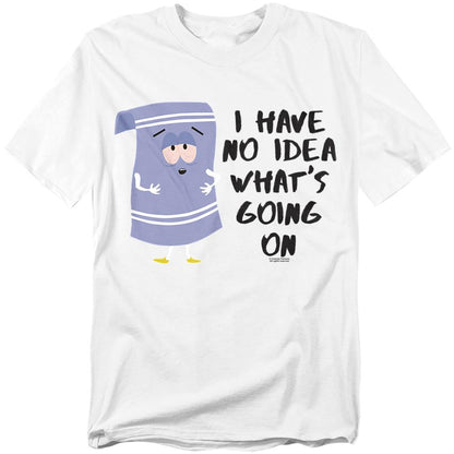 White - Front - South Park Unisex Adult No Idea T-Shirt