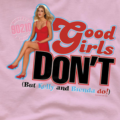 Pink - Side - 90210 Unisex Adult Good Girls Don´t T-Shirt