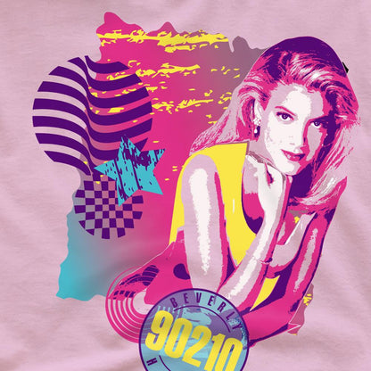 Pink - Side - 90210 Unisex Adult Donna T-Shirt