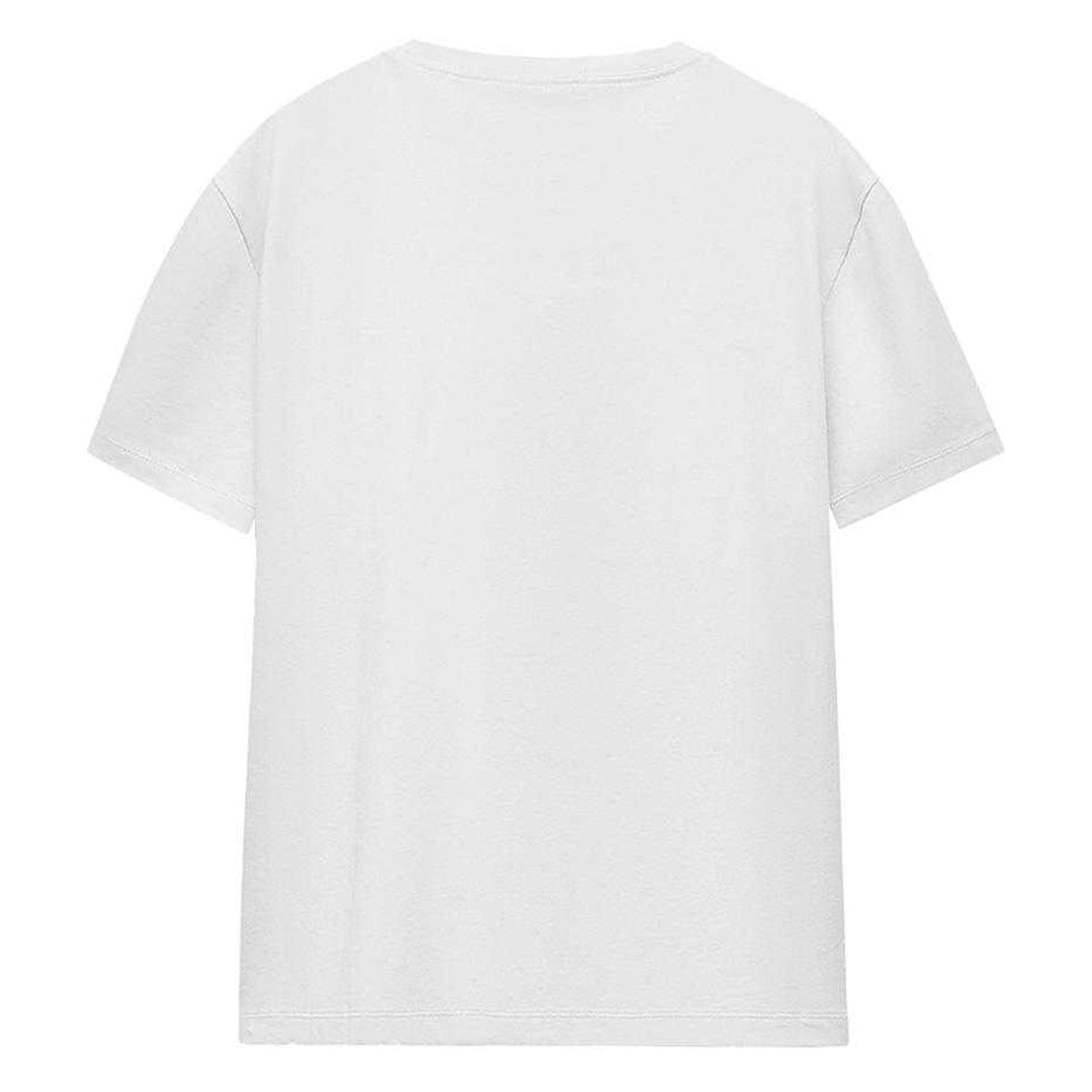 White - Back - Stranger Things Womens-Ladies Surfer Boy Pizza T-Shirt