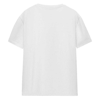 White - Back - Stranger Things Womens-Ladies Surfer Boy Pizza T-Shirt
