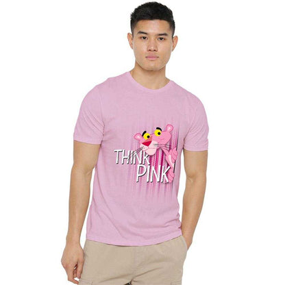 Pink - Lifestyle - Pink Panther Unisex Adult Think Pink T-Shirt