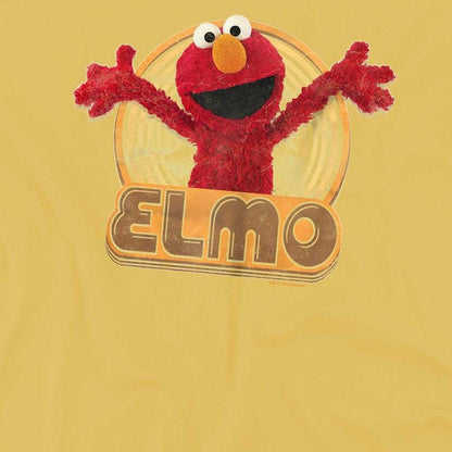 Banana Yellow - Pack Shot - Sesame Street Unisex Adult Iron On Elmo T-Shirt