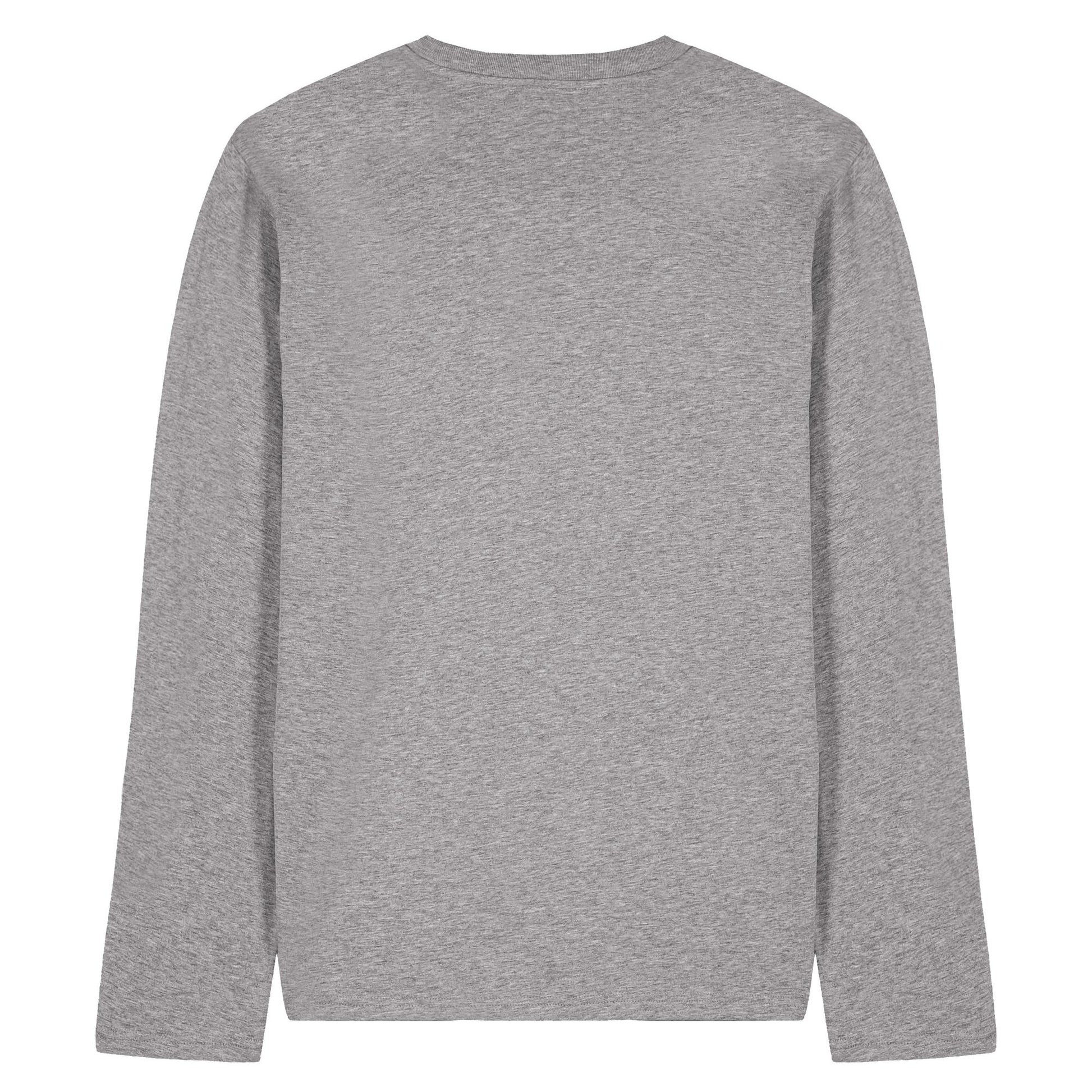 Heather Grey - Back - One Piece Live Action Unisex Adult Tony Tony Chopper Face Long-Sleeved T-Shirt