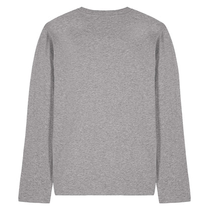 Heather Grey - Back - One Piece Live Action Unisex Adult Tony Tony Chopper Face Long-Sleeved T-Shirt