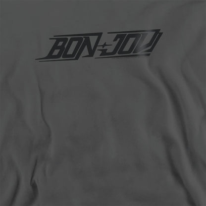 Charcoal - Side - Bon Jovi Unisex Adult Logo Sweatshirt