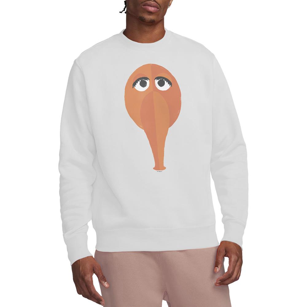 White - Lifestyle - Sesame Street Unisex Adult The Smirk Snuffy Sweatshirt