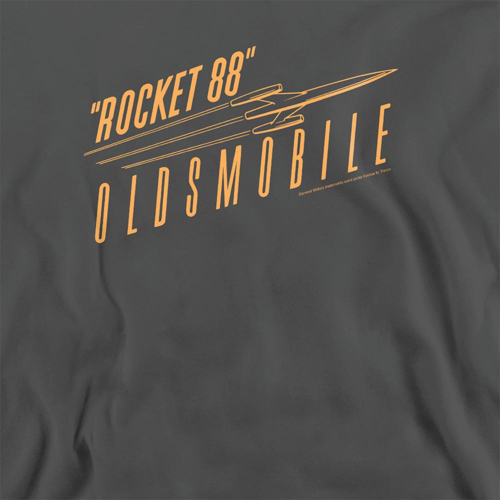 Charcoal - Side - Oldsmobile Unisex Adult Retro 88 Sweatshirt