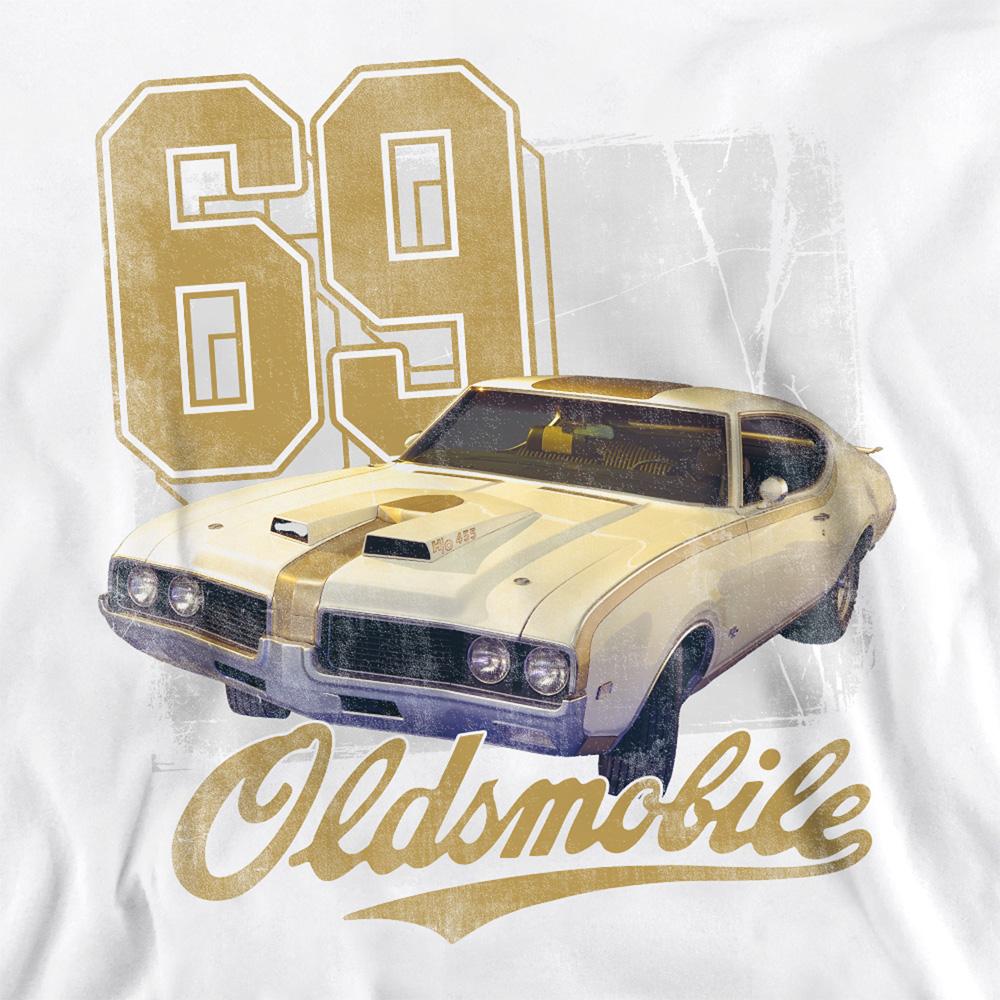 White - Side - Oldsmobile Unisex Adult 442 Sweatshirt