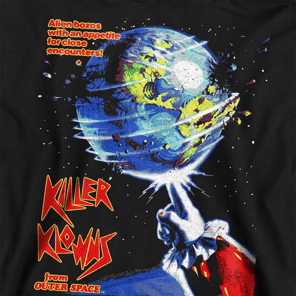 Black - Side - Killer Klowns From Outer Space Unisex Adult Invaders Sweatshirt