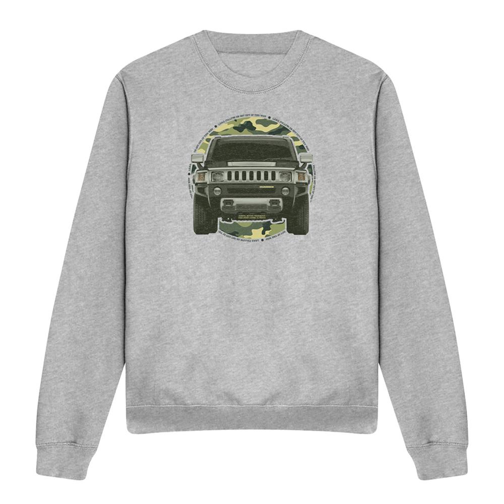 Athletic Heather - Front - Hummer Unisex Adult Lead Or Follow Sweatshirt