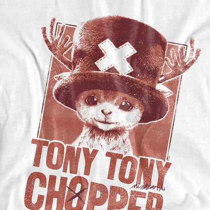 White - Side - One Piece Unisex Adult Tony Tony Chopper Tonal Long-Sleeved T-Shirt