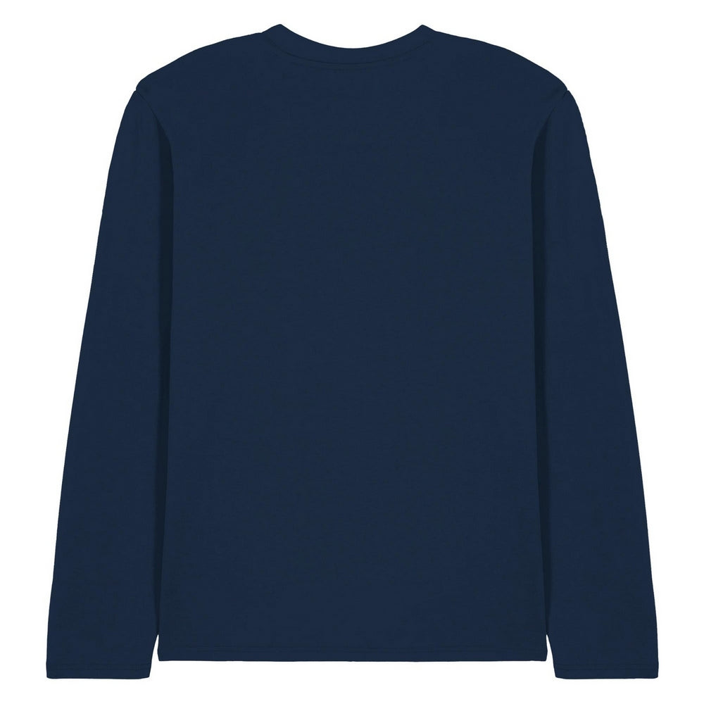 Navy - Back - Sesame Street Unisex Adult Rules Elmo Long-Sleeved T-Shirt