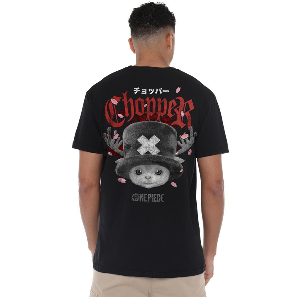 Black - Lifestyle - One Piece Unisex Adult Tony Tony Chopper Back Print T-Shirt