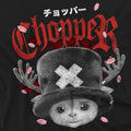 Black - Side - One Piece Unisex Adult Tony Tony Chopper Back Print T-Shirt