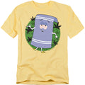 Banana Yellow - Front - South Park Unisex Adult Towelie T-Shirt