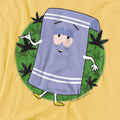 Banana Yellow - Side - South Park Unisex Adult Towelie T-Shirt