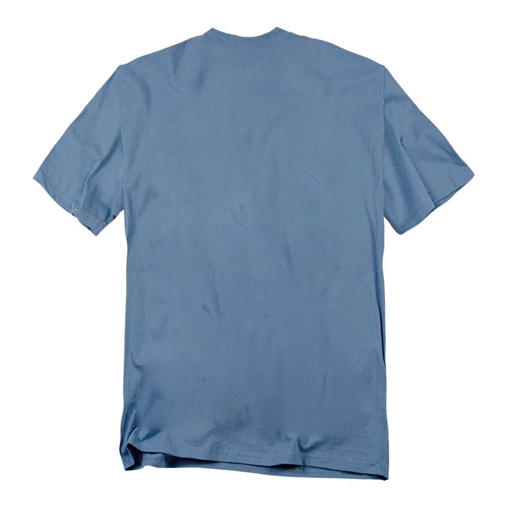 Carolina Blue - Back - Bon Jovi Unisex Adult Slippery When Wet Tour Dates T-Shirt