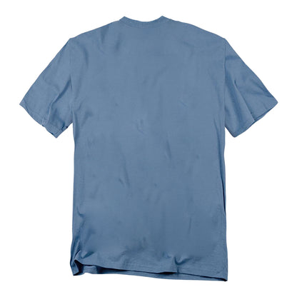 Carolina Blue - Back - Bon Jovi Unisex Adult Slippery When Wet Tour Dates T-Shirt