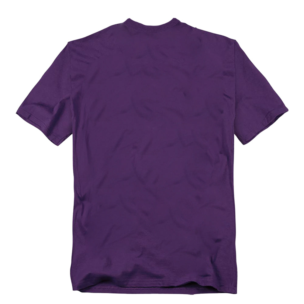 Purple - Back - Bon Jovi Unisex Adult Slippery When Wet Tour Dates T-Shirt