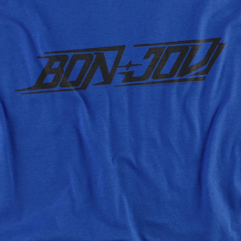 Royal Blue - Side - Bon Jovi Unisex Adult New Logo T-Shirt