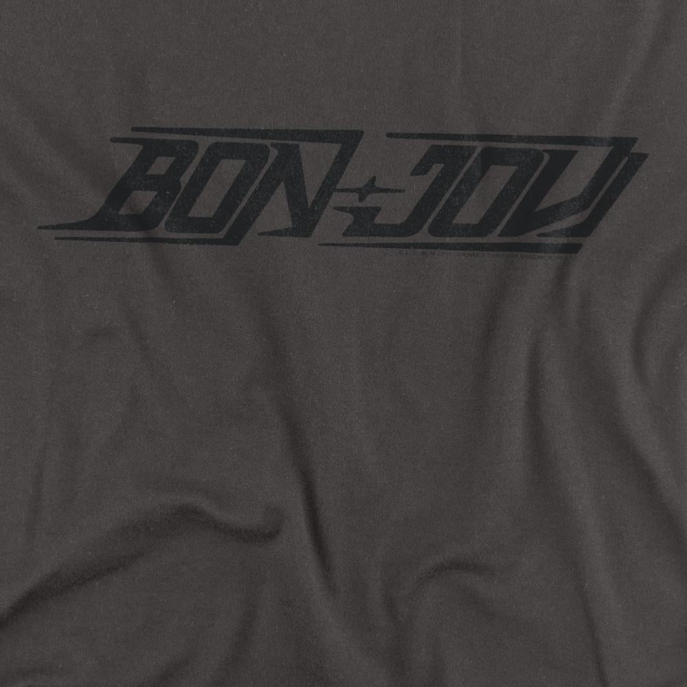 Charcoal - Side - Bon Jovi Unisex Adult New Logo T-Shirt
