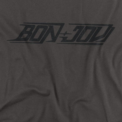 Charcoal - Side - Bon Jovi Unisex Adult New Logo T-Shirt
