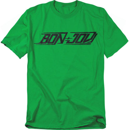 Kelly Green - Front - Bon Jovi Unisex Adult New Logo T-Shirt
