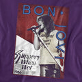Purple - Side - Bon Jovi Unisex Adult 86 Tour T-Shirt