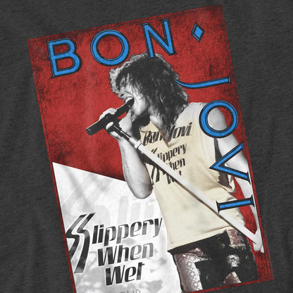 Charcoal - Side - Bon Jovi Unisex Adult 86 Tour T-Shirt