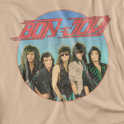 Sand - Side - Bon Jovi Unisex Adult Sphere T-Shirt
