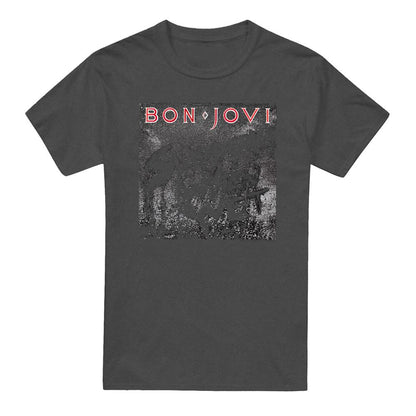 Charcoal - Front - Bon Jovi Unisex Adult Slippery When Wet T-Shirt