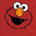 Red - Side - Sesame Street Unisex Adult Elmo T-Shirt