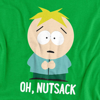 Kelly Green - Side - South Park Unisex Adult Oh Nutsack T-Shirt