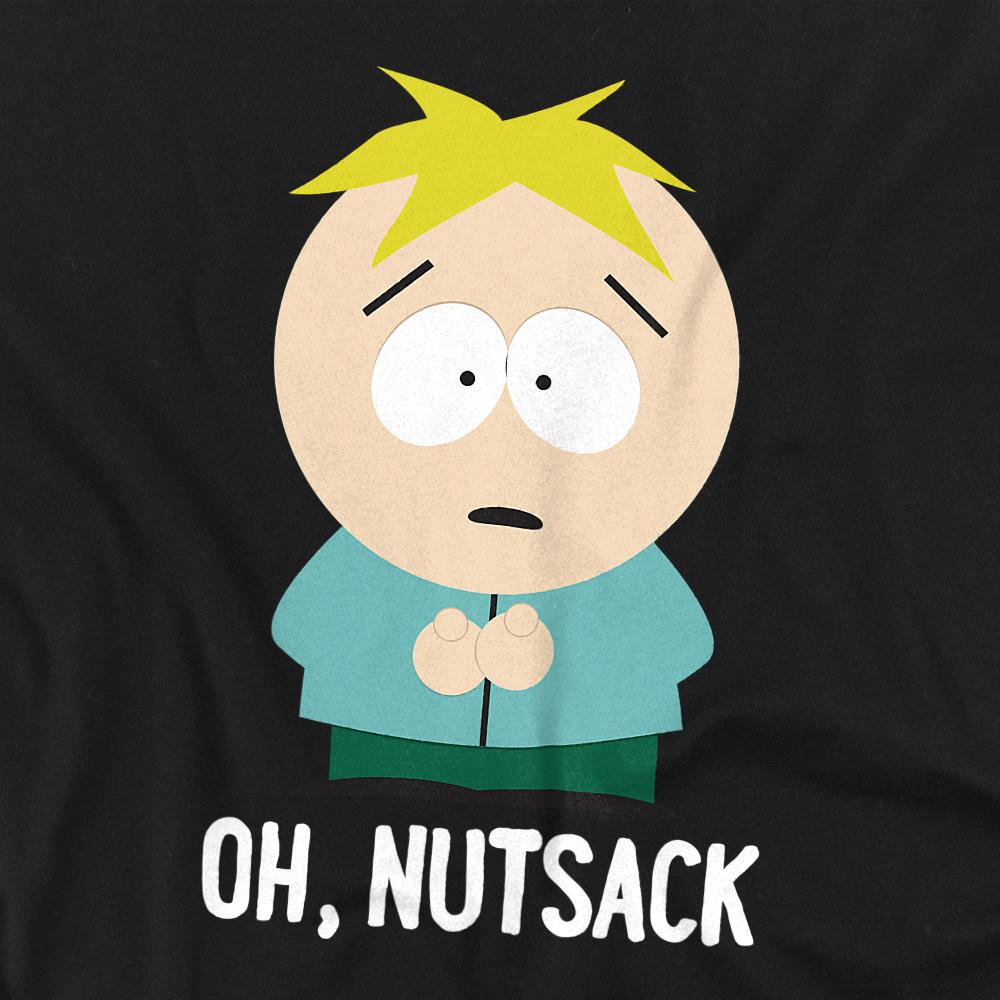 Black - Side - South Park Unisex Adult Oh Nutsack T-Shirt