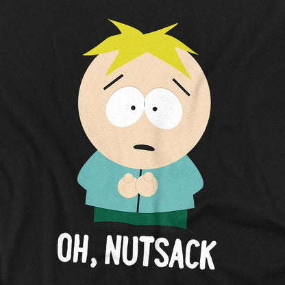 Black - Side - South Park Unisex Adult Oh Nutsack T-Shirt