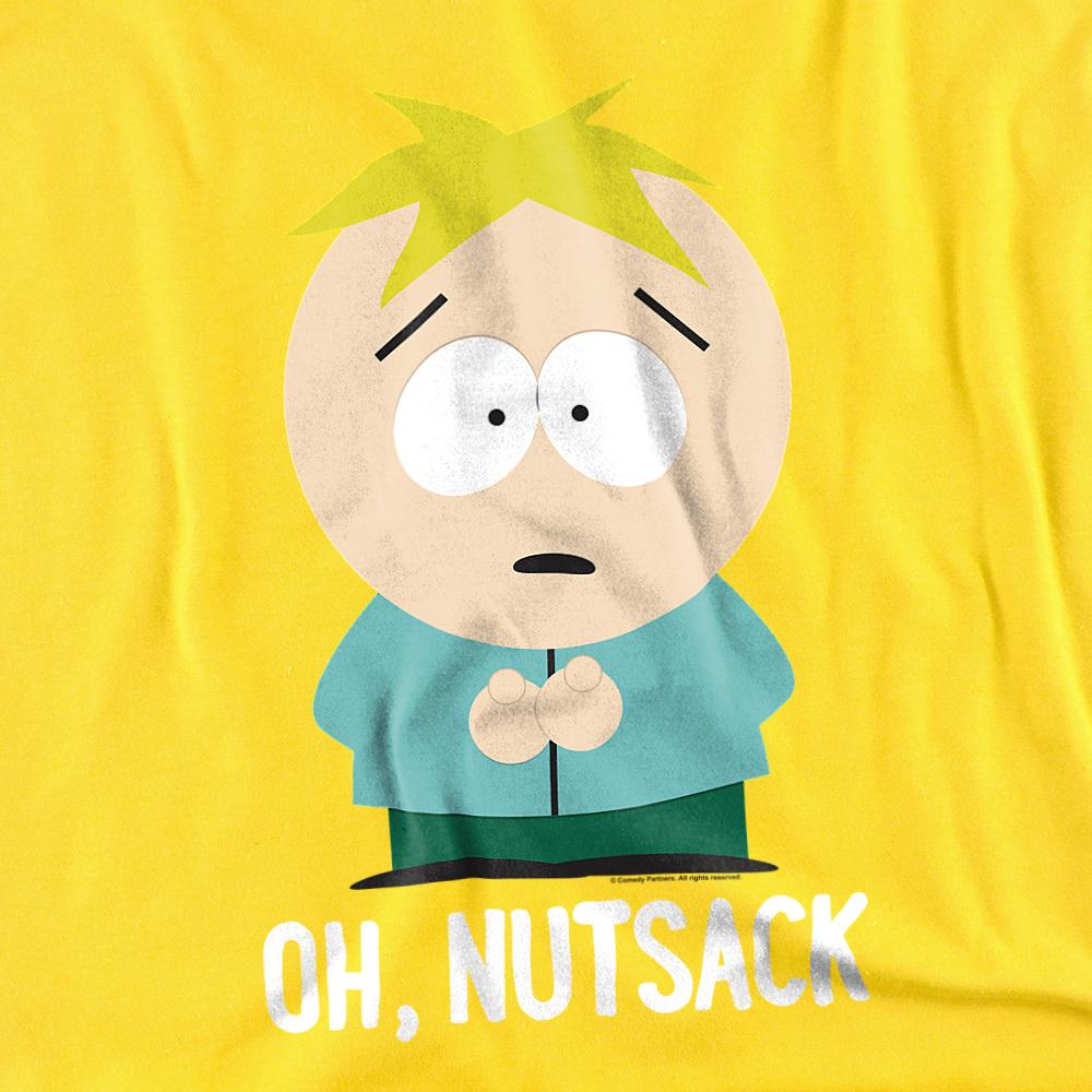Yellow - Side - South Park Unisex Adult Oh Nutsack T-Shirt