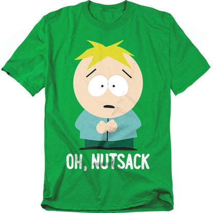 Kelly Green - Front - South Park Unisex Adult Oh Nutsack T-Shirt