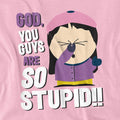 Pink - Side - South Park Unisex Adult So Stupid T-Shirt