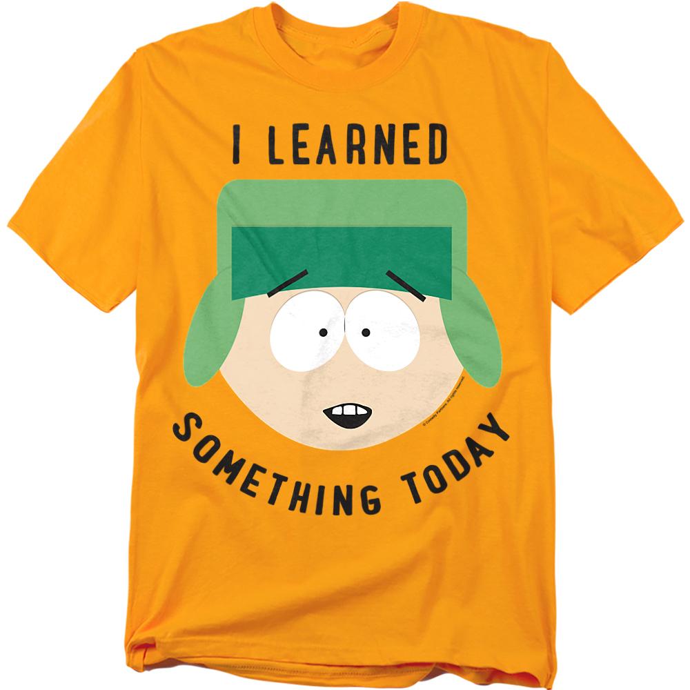 Gold - Front - South Park Unisex Adult I Learned Something Today T-Shirt