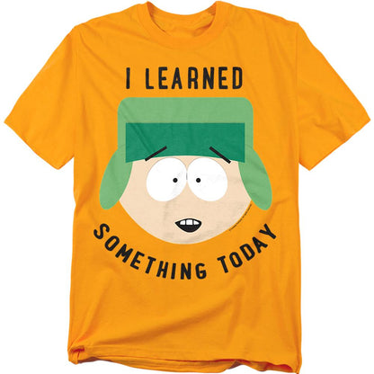 Gold - Front - South Park Unisex Adult I Learned Something Today T-Shirt