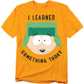 Gold - Front - South Park Unisex Adult I Learned Something Today T-Shirt